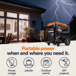 Generac 7706 Gas Powered Portable Generator 49st