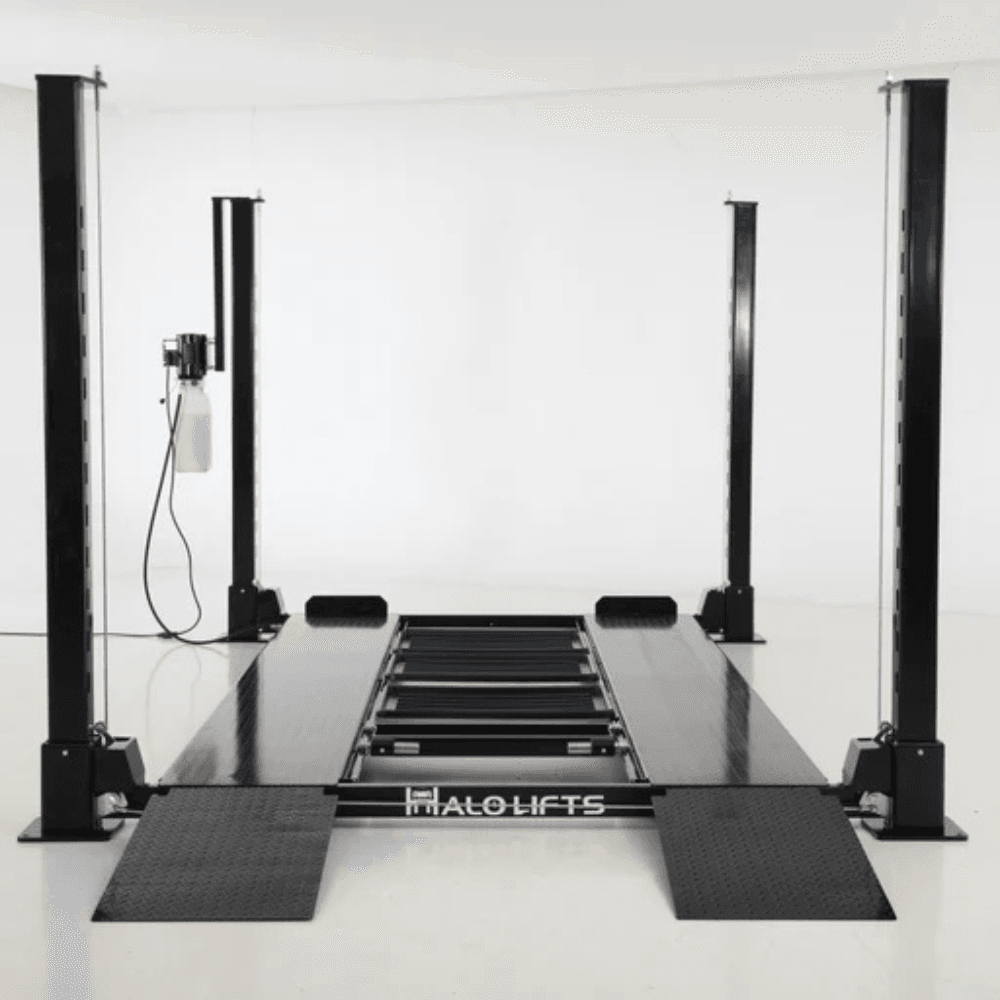 HALO LIFTS PRO XL 4 Post Car Lift – 9,000 LBS Capacity HALO LIFTS PRO XL 4 Post Car Lift – 9,000 LBS Capacity