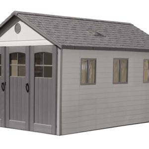 Lifetime 11×21 Storage Garage Kit W/ 9 Ft Wide Doors (60237)
