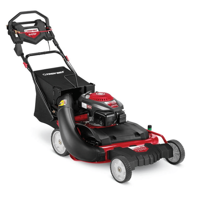 Troy-Bilt 3-N-1 Self-Propelled RWD Gas Lawn Mower, 195cc Engine Troy-Bilt 3-N-1 Self-Propelled RWD Gas Lawn Mower, 195cc Engine